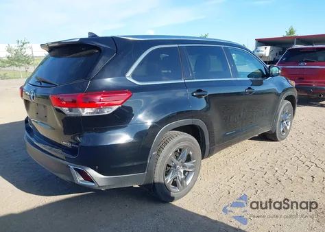 2017 Toyota Highlander Limited Platinum z USA, uszkodzony, nr VIN 5TDDZRFH5HS441074